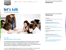 Tablet Screenshot of lets-talk-potsdam.de